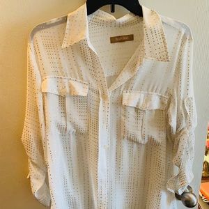 Ellen Tracy Sheer Blouse